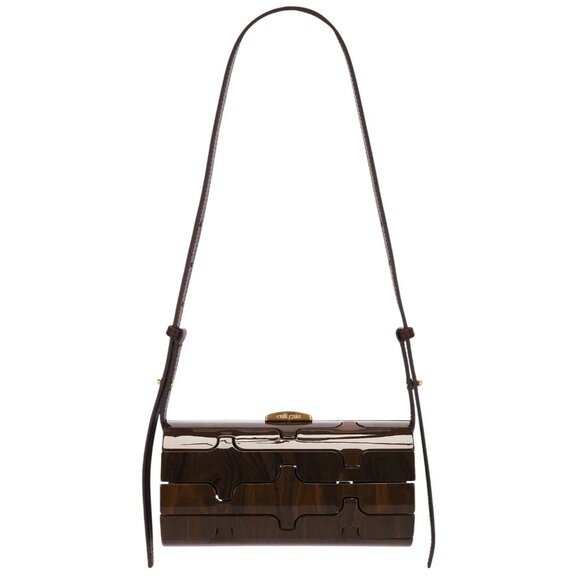 Cult Gaia Kessia Shoulder Bag in Java New with Box Womens Purse Handbag - Picture 1 of 13